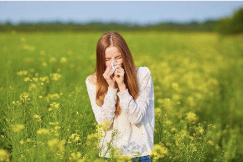 Woman With Allergies